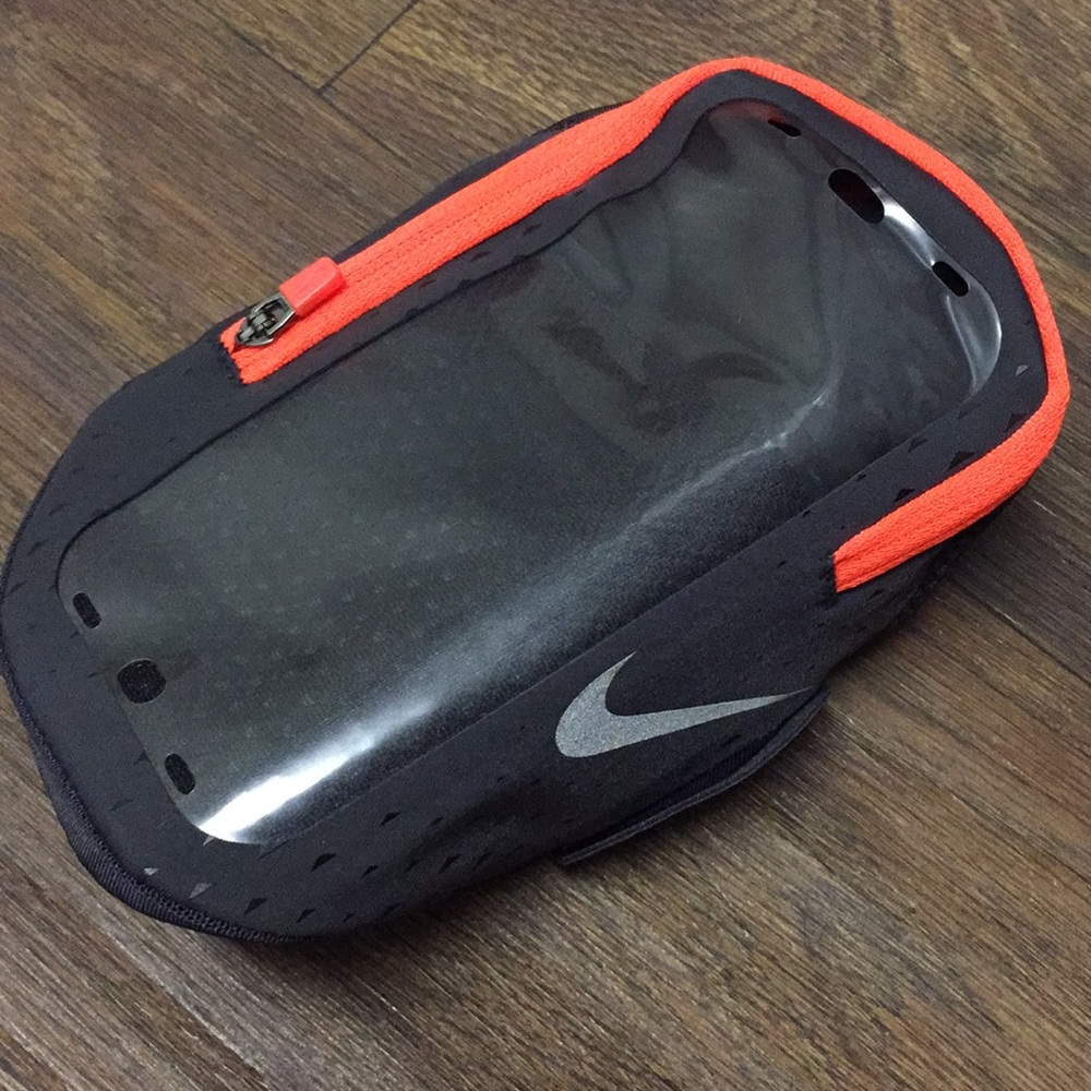 Nike running workout armband orange brand new!